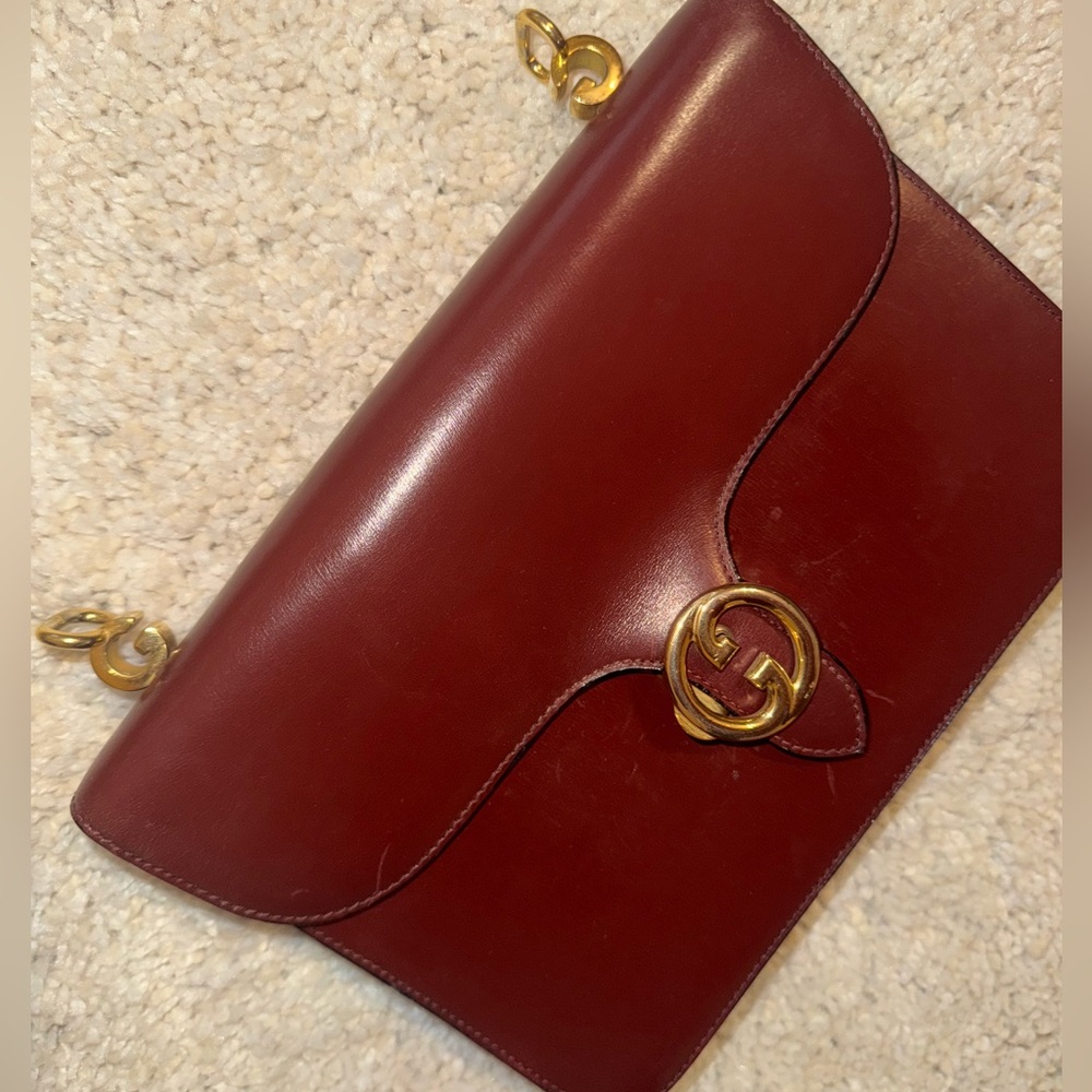 Vintage Interlocking Gucci Handbag - Picture 4 of 13